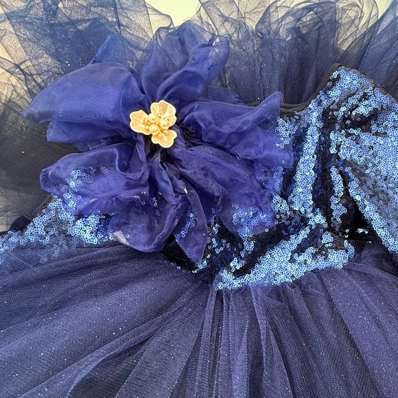 Sparkly Sequin and Tulle Party Dress for Girls - Picture 7 of 7